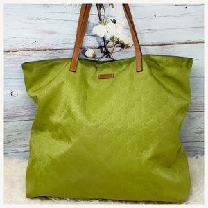 Authentic Gucci GG Monogram Tote Bag